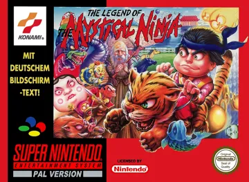 Legend of the Mystical Ninja, The (Europe) box cover front